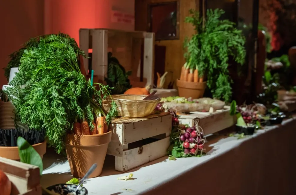 Buffet thématique authentique façon Food Market