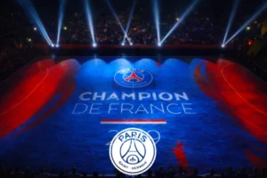 Technique et mapping vidéo match international de handball