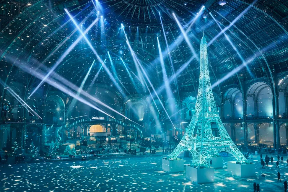 Vue d'ensemble de la soirée Deloitte sous la nef du Grand Palais